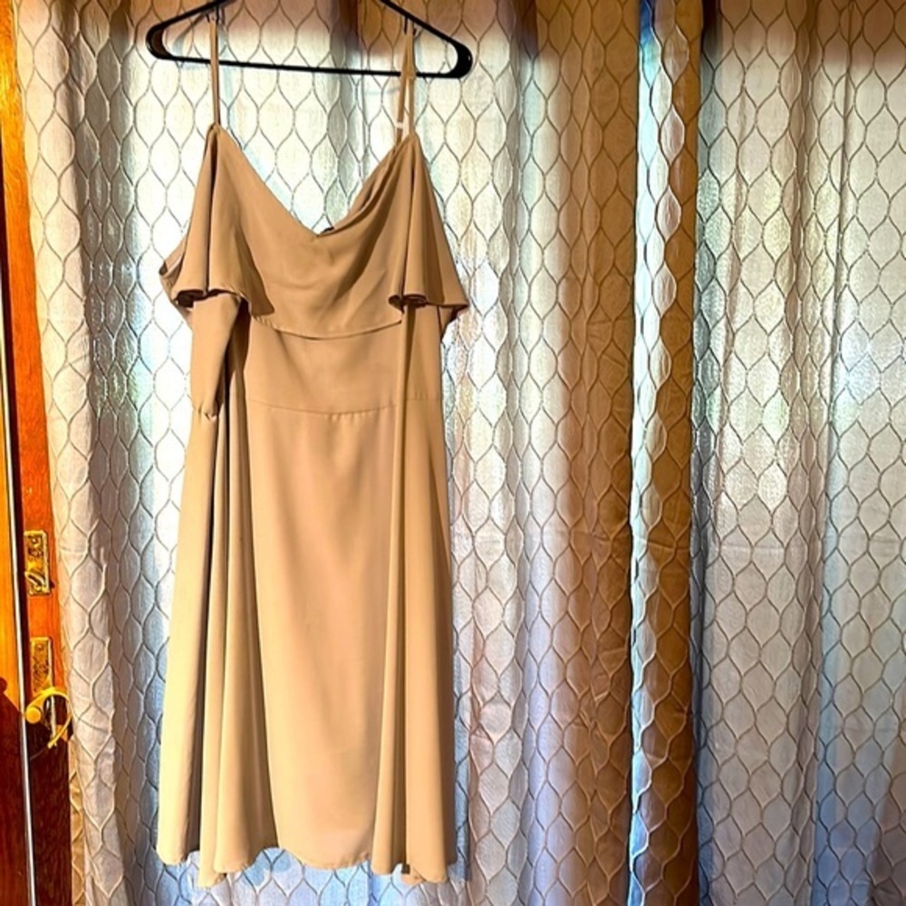 Cold shoulder dress